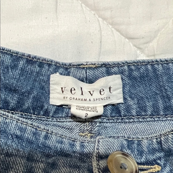 Velvet by Graham & Spencer Relaxed Blue Jeans - Picture 2 of 5